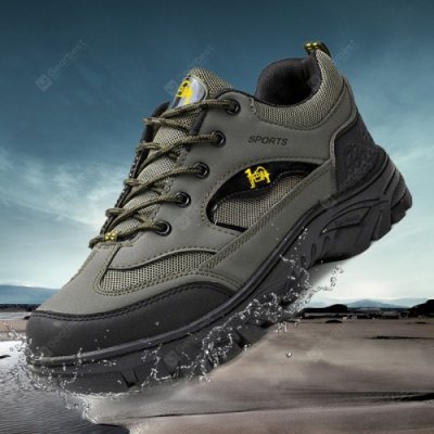 Men's Mesh Hiking Shoes Comfortable Non-slip Running Outdoor Sports Shoes