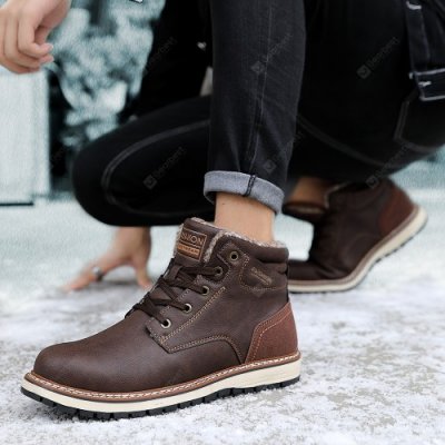 Fashion Men Winter Snow Boots Warm Boots Snow Work Shoes Outdoor Snow Boots