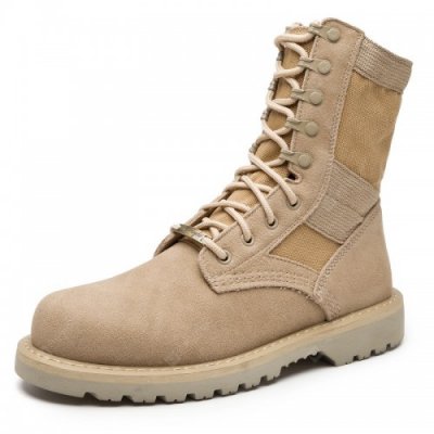 Men's Tooling Boots Waterproof Desert Mid-high British Shoes